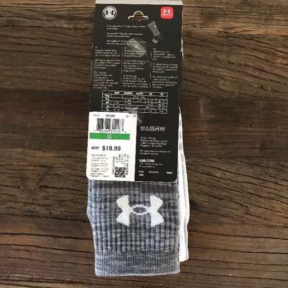 Under Armour Phenom Performance Crew Socks 3 Pairs - Picture 4 of 5
